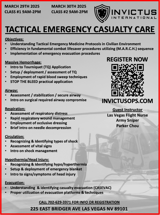 TACTICAL EMERGENCY CASUALTY CARE