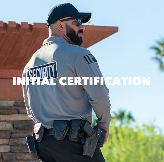 (INITIAL) PILB ARMED SECURITY OFFICER CERTIFICATION